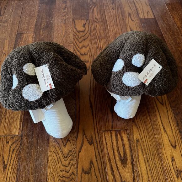 New Target Bullseye's Playground Mushroom Pillow Set of 2 Novelty Fall Decor - Picture 4 of 12